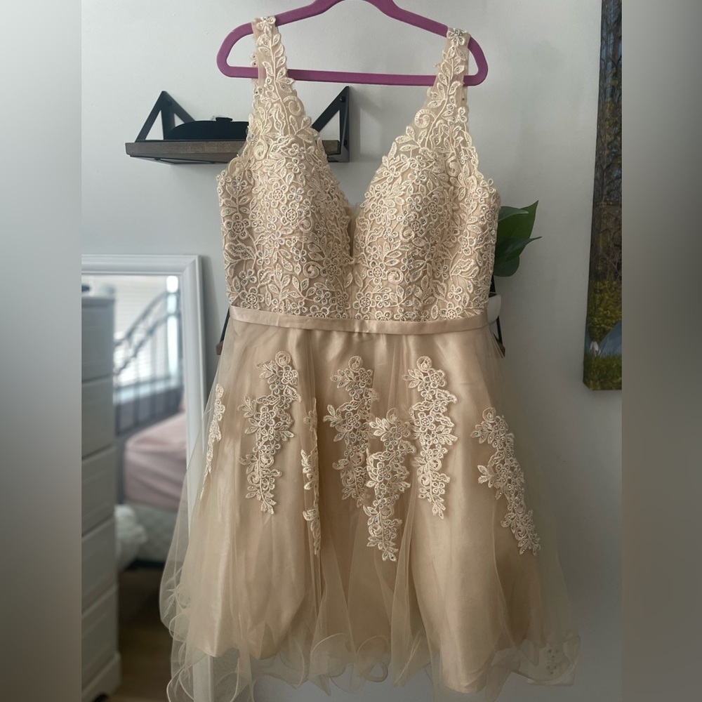 brand new, no tag, pretty, short/mid